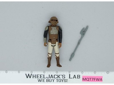 Lando Calrissian Skiff Guard 100% Complete Star Wars 1983 Kenner NO REPRO