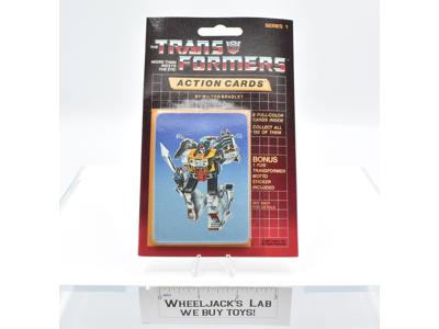 Grimlock Sealed Pack Card #34 of Transformers Trading Action Cards 1985 G1