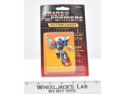 Skids Sealed Pack Card #9 of Transformers Trading Action Cards 1985 G1