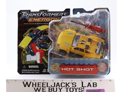 Hot Shot Transformers Energon 2003 Hasbro Action Figure NEW MOSC SEALED