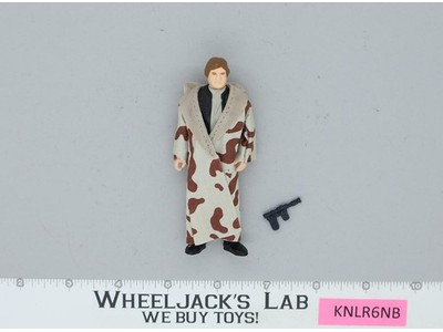 Han Solo Trench Coat 100% Complete Star Wars ROTJ 1983 Vintage Kenner NO REPRO