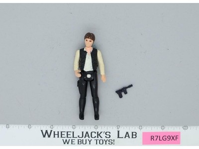 Han Solo BIG HEAD 100% Complete Star Wars 1977 Kenner Action Figure NO REPRO