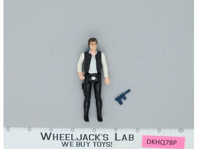 Han Solo SMALL HEAD 100% Complete Star Wars 1978 Vintage Kenner Figure NO REPRO