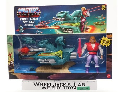 Prince Adam Sky Sled Masters of the Universe 2019 Mattel Figure NEW SEALED