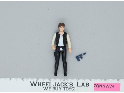 Han Solo BIG HEAD 100% Complete Star Wars 1977 Kenner Action Figure NO REPRO