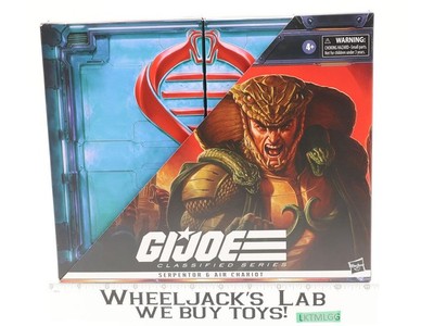 Serpentor & Air Chariot GI Joe Classified Series 2022 Hasbro Figure NEW SEALED