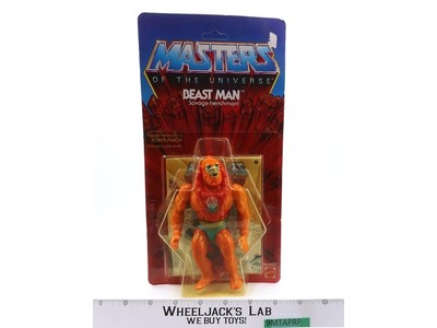 Beast Man 12-Back Masters of the Universe MOTU 1983 Mattel Figure NEW SEALED