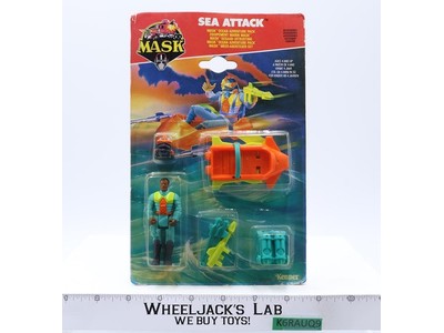 Sea Attack w/ Hondo Maclean Ocean Adventure Pack MASK 1987 Kenner Figure NEW