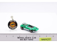 Peeping Bomb Emerald Green w/ Button 1969 1970 Redline Hot Wheels Mattel Vtg RL