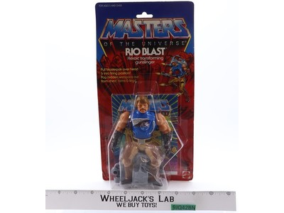 Rio Blast 9-Back Masters of the Universe MOTU 1986 Mattel Figure NEW SEALED