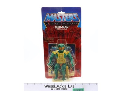 Mer-Man 8-Back Masters of the Universe MOTU 1982 Mattel Action Figure NEW SEALED