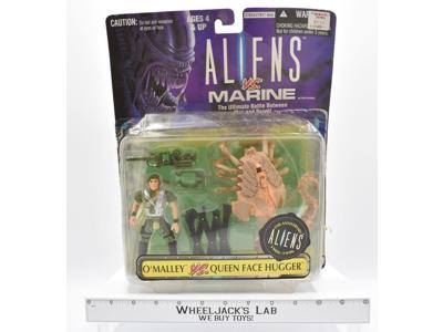 O'Malley vs Queen Face Hugger Aliens vs. Marine Aliens 10th Ann.1996 NEW Kenner