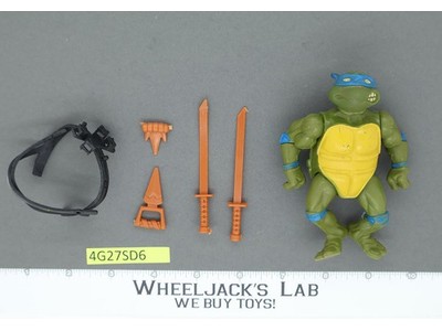 Leonardo SOFT HEAD Teenage Mutant Ninja Turtles TMNT 1988 Playmates Vintage