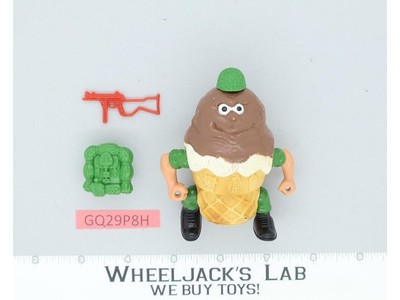 Sergeant Scoop Chocolate Ice Cream Cone 100% Complete Food Fighters Vintage