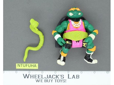 Shell Slammin' Mike 100% Complete Teenage Mutant Ninja Turtle 1991 Playmates