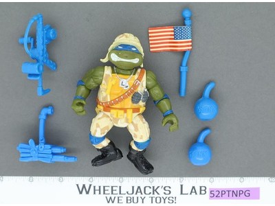 Lieutenant Leo 100% Complete Teenage Mutant Ninja Turtles 1991 Playmates Vintage