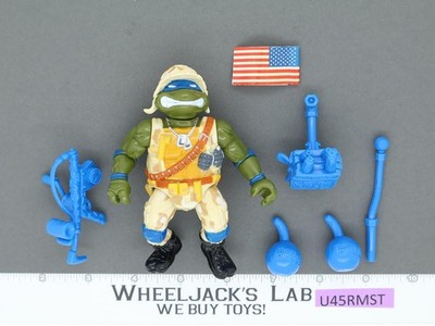 Lieutenant Leo 100% Complete Teenage Mutant Ninja Turtle TMNT 1991 Playmates