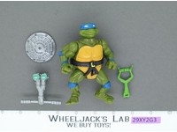 Head Droppin' Leo 100% Complete 1991 TMNT Teenage Mutant Ninja Turtle Playmates