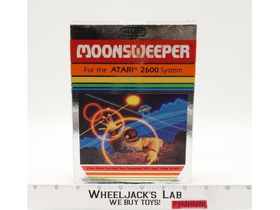 Moonsweeper W/ Box + Manual ATARI 2600 1983 Imagic Vintage Game Cartridge