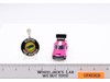 Mighty Maverick NUCLEAR HOT PINK 1969 1970 Redline Hot Wheels Mattel Vtg BUTTON