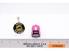 Mighty Maverick NUCLEAR HOT PINK 1969 1970 Redline Hot Wheels Mattel Vtg BUTTON