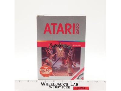 Swordquest FireWorld Atari 2600 1982 Vintage Video Game Cartridge