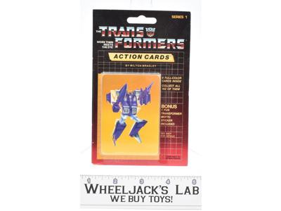 Blitzwing Sealed Pack Card #111 Transformers Trading Action Cards 1985 G1