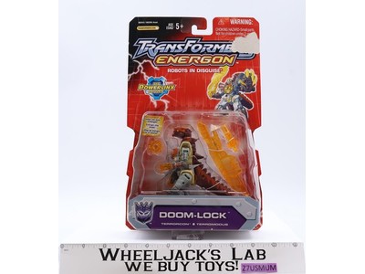Doom-Lock Transformers Energon 2003 Hasbro Action Figure NEW MOSC SEALED