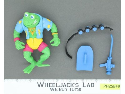 Genghis Frog Teenage Mutant Ninja Turtles TMNT 1989 Playmates Vintage Action