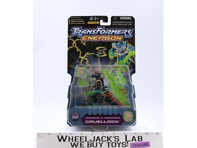 Cruellock Energon Class Transformers Energon 2004 Hasbro Figure NEW MOSC SEALED