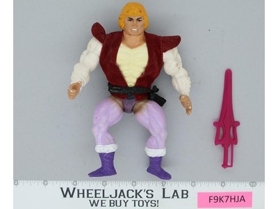 Prince Adam 100% Complete He-Man Masters of the Universe MOTU 1984 Mattel Figure