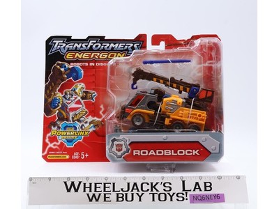 Roadblock Transformers Energon RID 2004 Hasbro Action Figure NEW MOSC SEALED