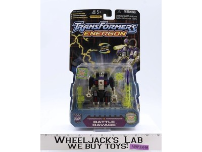 Battle Ravage Transformers Energon 2003 Hasbro Action Figure NEW SEALED