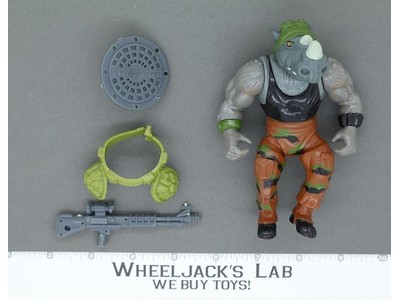 Rocksteady SOFT HEAD Teenage Mutant Ninja Turtles TMNT 1988 Playmates Vintage