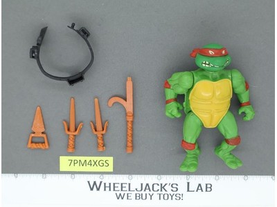 Raphael SOFT HEAD Teenage Mutant Ninja Turtles TMNT 1988 Playmates Vintage