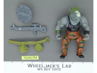 Rocksteady SOFT HEAD Teenage Mutant Ninja Turtles TMNT Playmates 1988 Vintage
