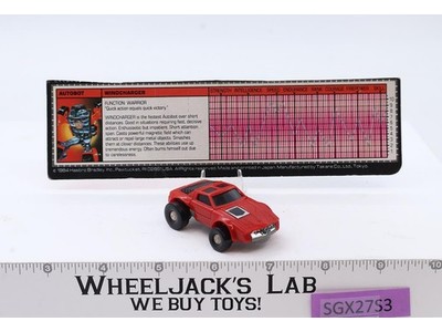 Windcharger RED Minibot 100% Complete Vintage 1984 G1 Transformers Action Figure