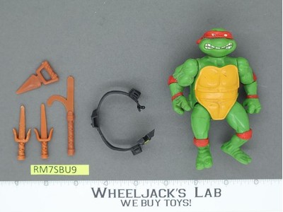 Raphael HARD HEAD Teenage Mutant Ninja Turtles TMNT 1988 Playmates Vintage