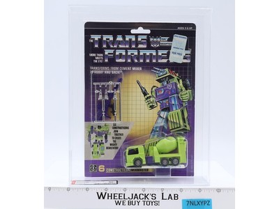 Mixmaster TM AFA GRADED 80+ 80/80/90 G1 Transformers 1985 Hasbro Action Figure