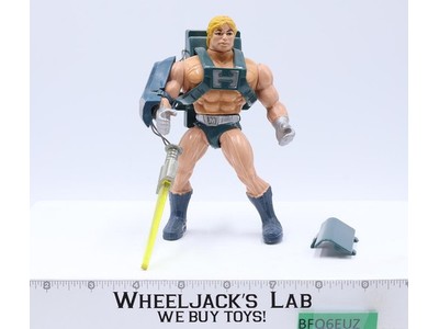 Laser Light He-Man WORKS Complete ITALY Masters of the Universe MOTU 1987 Mattel