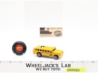 S'cool Bus Hot Wheels Redline 1970 1971 Mattel Vtg w/ Button & UNUSED Stickers