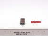 Custom Camaro BROWN w/ White Int Hot Wheels Mattel 1967 Redline Vtg RL w/ Button