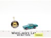 Custom Barracuda Aqua White Int 1967 1968 Hot Wheels Redline Mattel Vtg Button