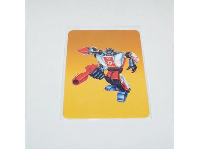 Red Alert Card 13 Variant Color Transformers Action Trading Cards 1985 G1