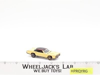 Custom Eldorado Yellow 1968 Redline Hot Wheels Mattel Vintage RL Repaint