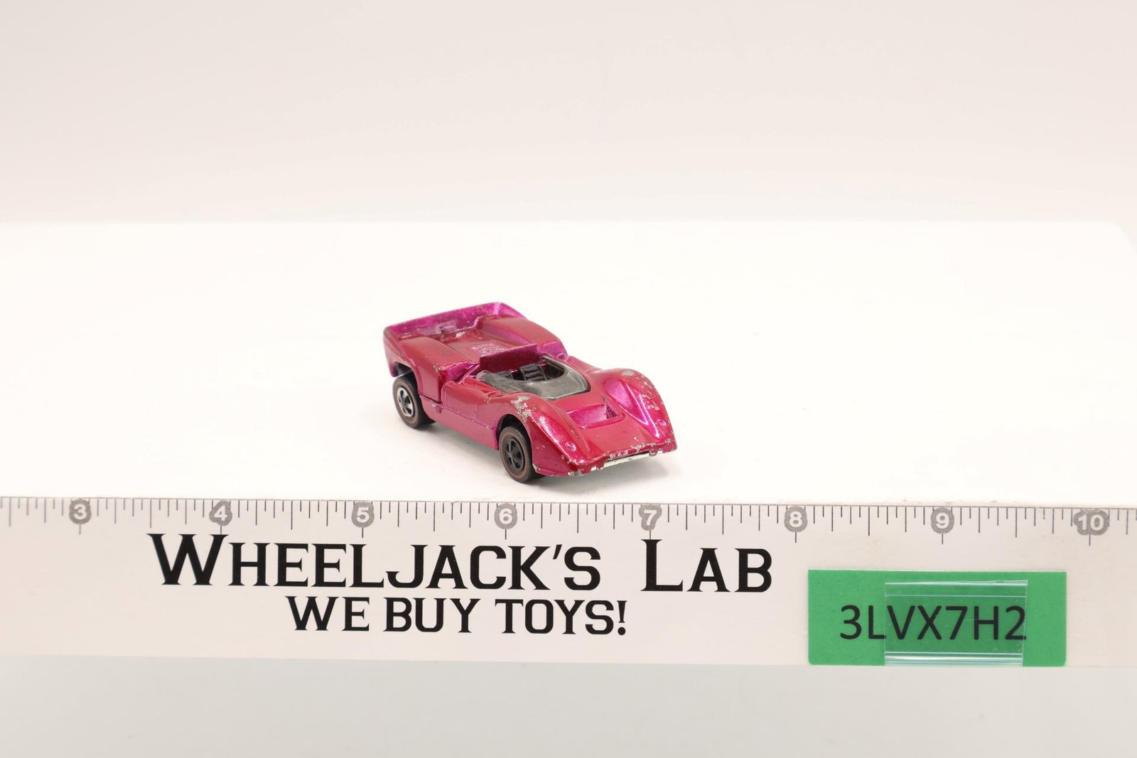 McLaren M6A Creamy Pink #2 1969 Redline Hot Wheels Mattel Vintage RL