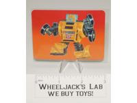 Bumblebee Card 28 Variant Color Transformers Action Trading Cards 1985 G1