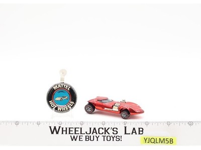 Twinmill Spectraflame Red 1968 1969 Redline Hot Wheels Mattel Vtg RL w/ Button