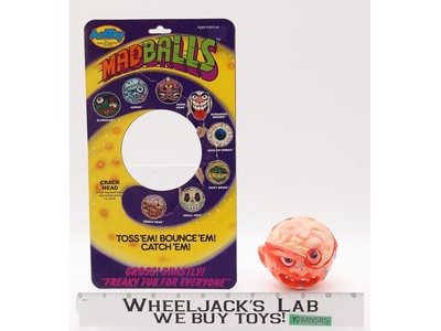 Madballs Crack Head Original Series 1 1985 AmToy Horror TAIWAN Vintage W/ Card