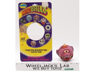 Madballs Horn Head Original Series 1 1985 AmToy Horror TAIWAN Vintage W/Card